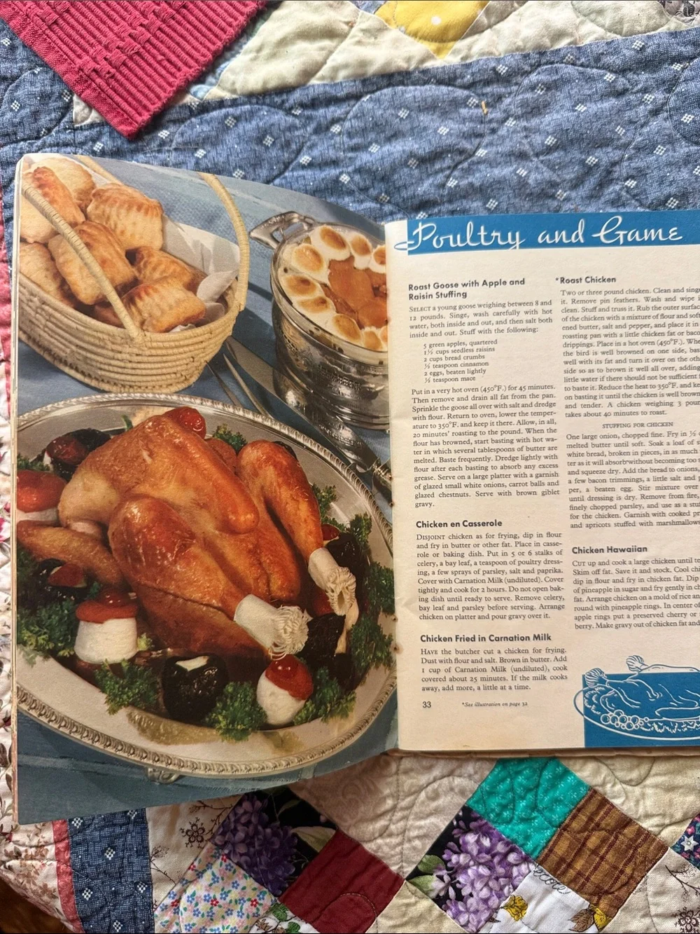 Vintage 1938 Carnation Cook Book Mary Blake 3rd Edition Illustrated Recipes